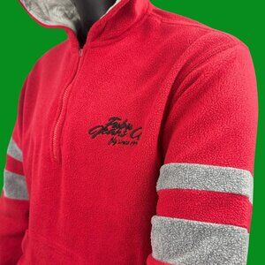 VTG FUBU 90s Quarter-Zip Hoodie – Band Striped Retro Streetwear Style